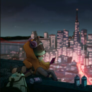 chill vibe racoon