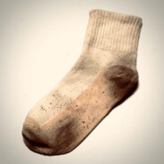 possibly a crusty old sock