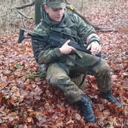 Kelle Klaus with a Panzerfaust
