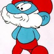 A lil blue man