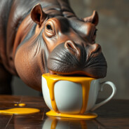 mustard hippo