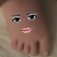 Edgar's sweaty foot