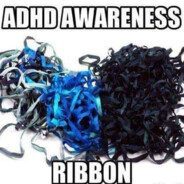 ADHD Awareness Ribbon