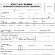 Solicitud de Empleo