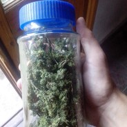 frasco de flores