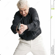 grandpa with a gun
