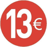 13€