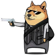 在瀑布下