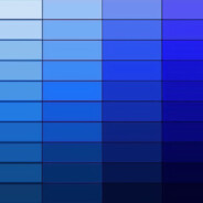 50 shades of blue