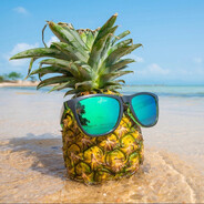 ananas v potoke