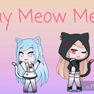 say meow