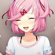sachin and babi light blue dress Doki Doki Literature Club DDLC Monika White main image 0