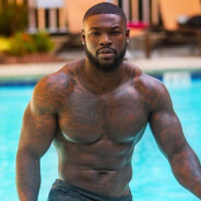 BIG STRONG GUY BUT BLACK
