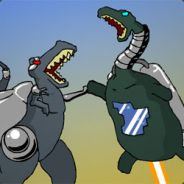 Robot Dinosaurs That Shoot Laser Beams When They Roar Group