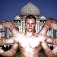 Дедушка с татуировкой балкона