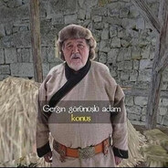 gergin görünüslü adam