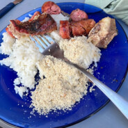 Arroz com  detergente ypê