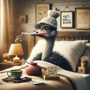 A Sick Ostrich